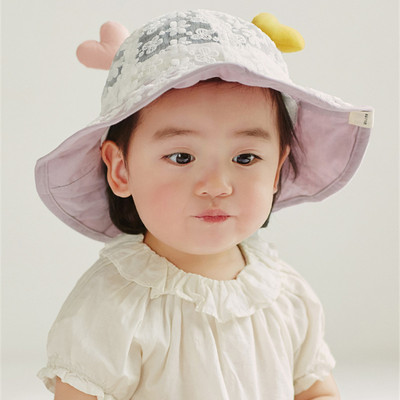 Suvine 3D elemendiga lastemüts tüdrukutele