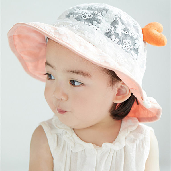 Suvine 3D elemendiga lastemüts tüdrukutele