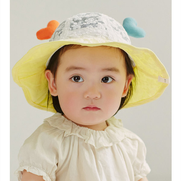 Suvine 3D elemendiga lastemüts tüdrukutele