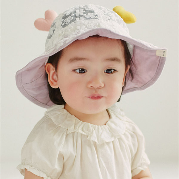 Suvine 3D elemendiga lastemüts tüdrukutele