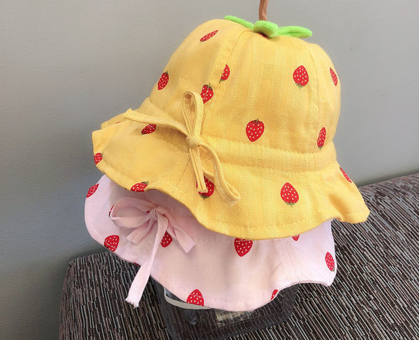 Dječja ribička kapa s vrpcom i aplikacijom