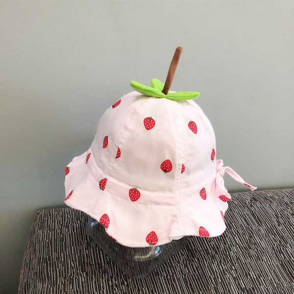 Dječja ribička kapa s vrpcom i aplikacijom