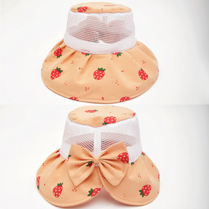 Suure ääre ja paelaga suvine tüdrukumüts