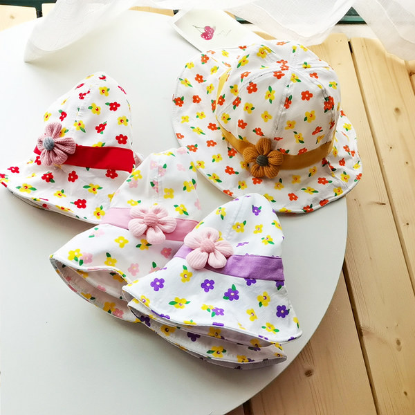 Laste kalamüts 3D lillega