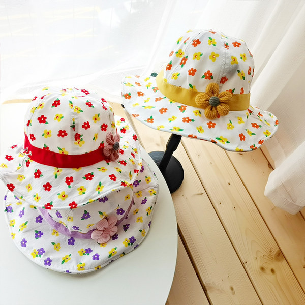 Laste kalamüts 3D lillega