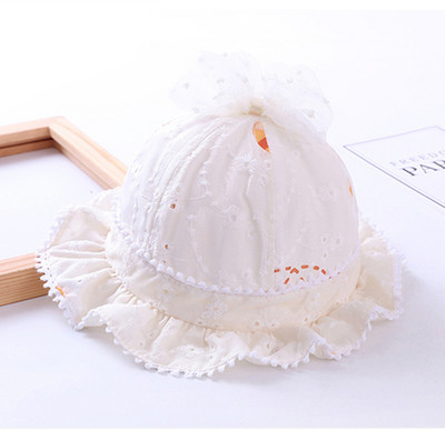 Beebi suvine müts tülli paelaga