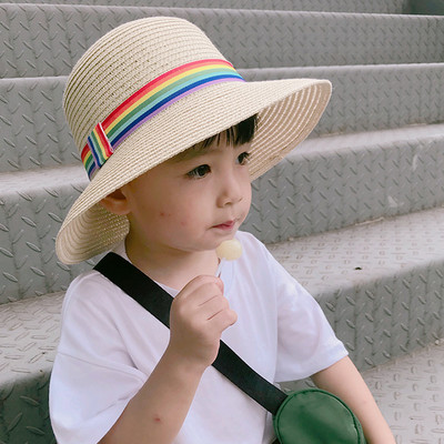 Uus mudel suvine õlgkübar poistele