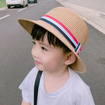 Uus mudel suvine õlgkübar poistele