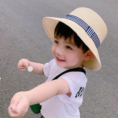 Uus mudel suvine õlgkübar poistele