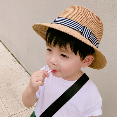 Uus mudel suvine õlgkübar poistele