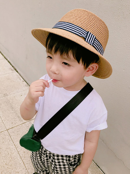 Uus mudel suvine õlgkübar poistele