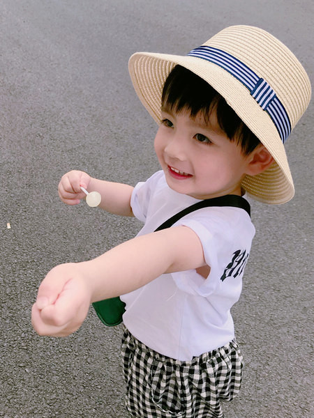 Uus mudel suvine õlgkübar poistele