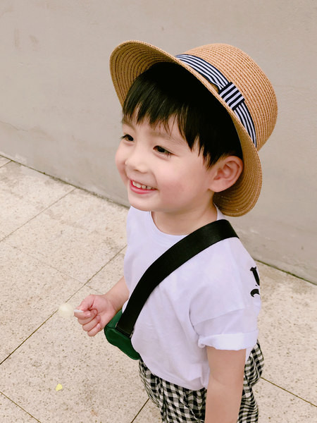 Uus mudel suvine õlgkübar poistele