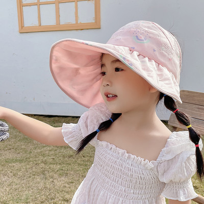 Laia äärega tekstiilist lastemüts