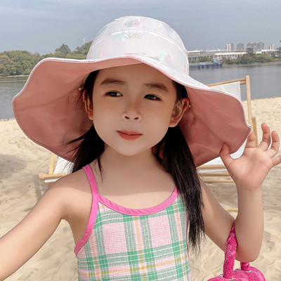 Laia äärega vabaaja lastemüts tüdrukutele