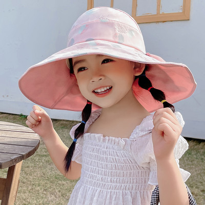 Laia äärega vabaaja lastemüts tüdrukutele