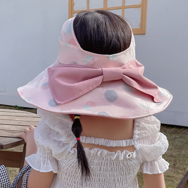 Laia äärega vabaaja lastemüts tüdrukutele