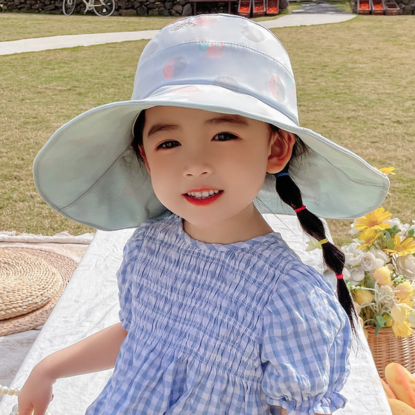 Laia äärega vabaaja lastemüts tüdrukutele