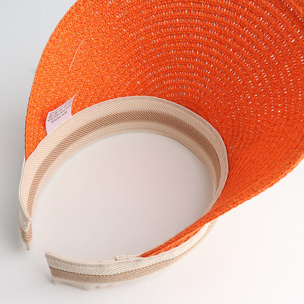 Suvine visiiriga õlgkübar tüdrukutele