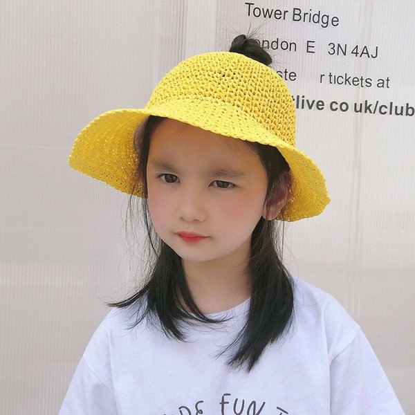 Laste kootud paelaga müts tüdrukutele