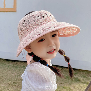 Слънцезащитна детска шапка с широка козирка