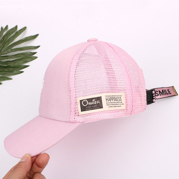 Naujo modelio vaikiška kepurė su siuvinėjimu ir skydeliu mergaitei