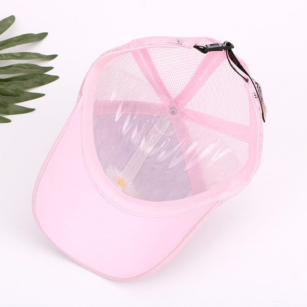 Naujo modelio vaikiška kepurė su siuvinėjimu ir skydeliu mergaitei