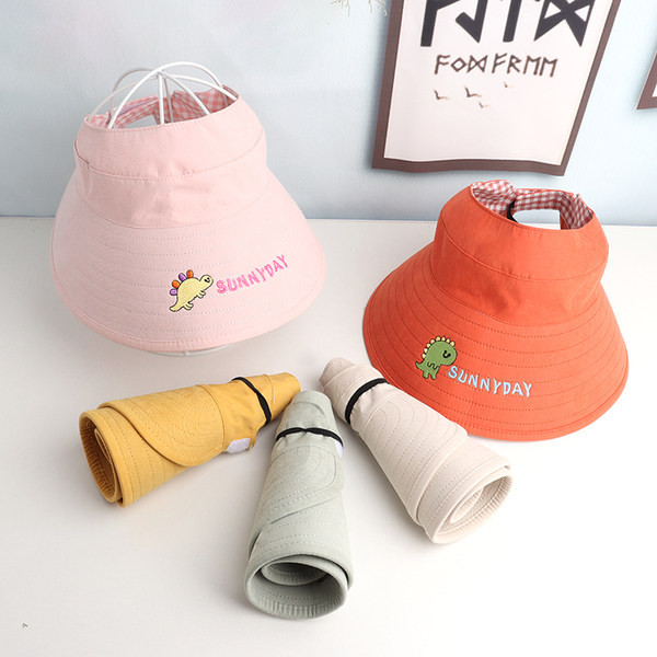 Värvilise tikandiga suvine kalamüts tüdrukutele