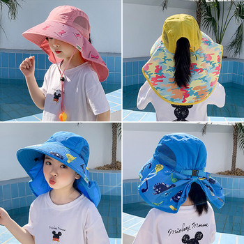 Детска шапка с периферия за момичета