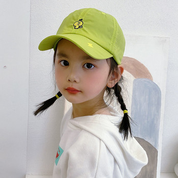 Лятна детска шапка с козирка за момичета