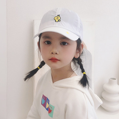 Καλοκαιρινό παιδικό καπέλο με γείσο για κορίτσια