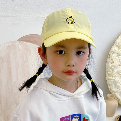 Καλοκαιρινό παιδικό καπέλο με γείσο για κορίτσια