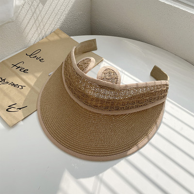 Dječji slamnati šešir s ušima i šilterom