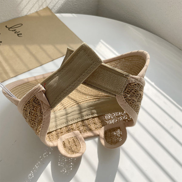 Dječji slamnati šešir s ušima i šilterom