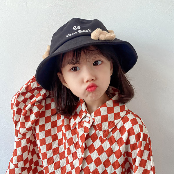 Vaikiška tekstilinė kepurė su 3D elementais