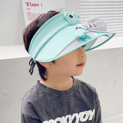 Suvine lastevisiir ventilaatoriga - sobib tüdrukule või poisile