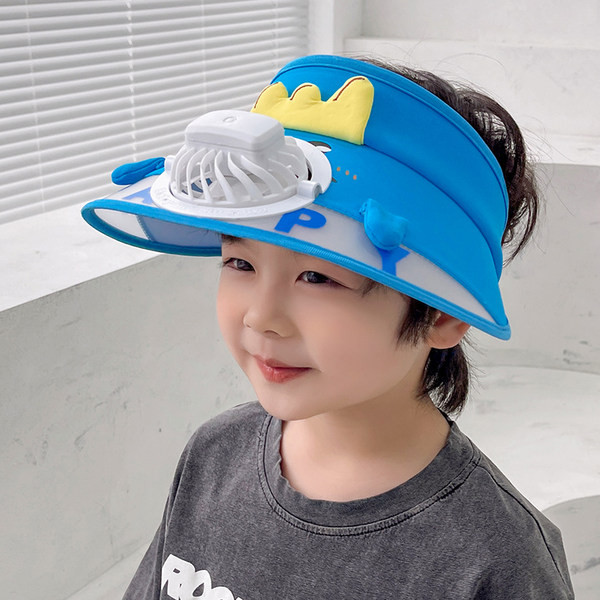 Suvine lastevisiir ventilaatoriga - sobib tüdrukule või poisile