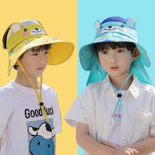 Suvine päikesekaitsemüts 3D-rakendusega