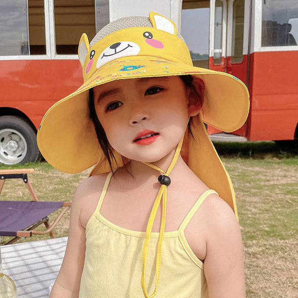 Suvine päikesekaitsemüts 3D-rakendusega