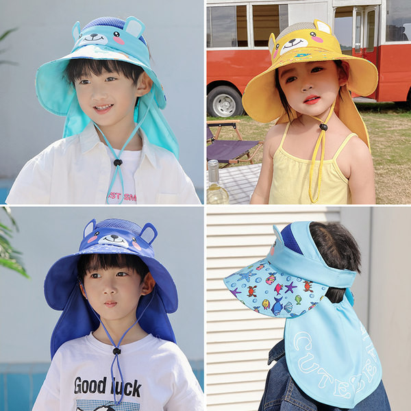 Suvine päikesekaitsemüts 3D-rakendusega