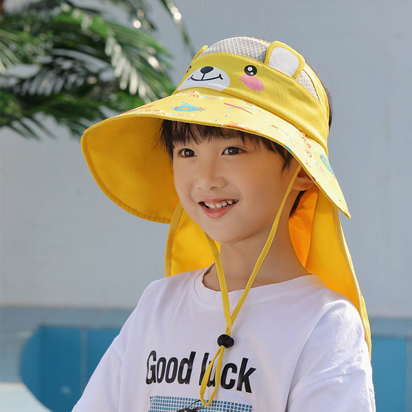 Suvine päikesekaitsemüts 3D-rakendusega