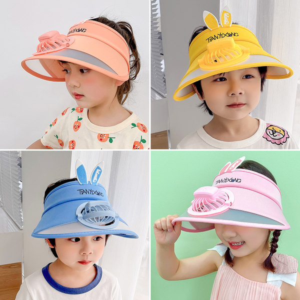 Dječji vizir s 3D dekoracijom i lepezom za dječake i djevojčice