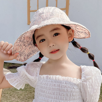 Детска текстилна шапка за лятото 