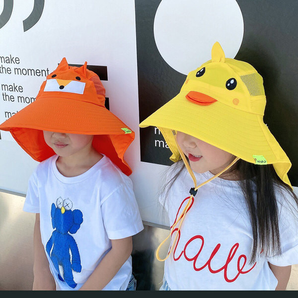 3D elemendiga päikesekaitsemüts lastele