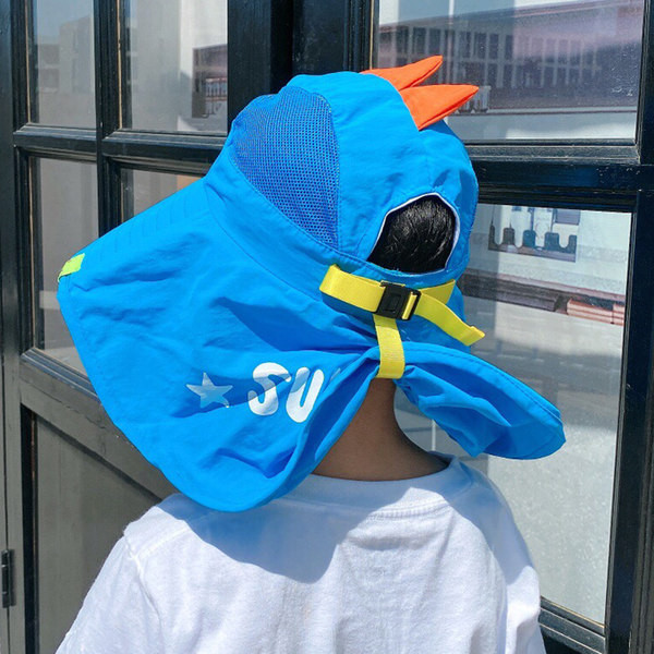 3D elemendiga päikesekaitsemüts lastele