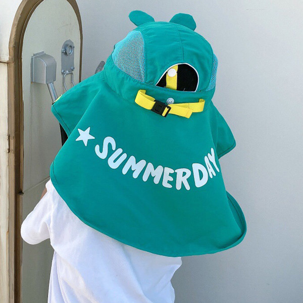 3D elemendiga päikesekaitsemüts lastele