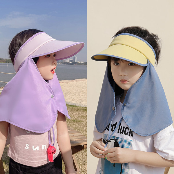 Laia visiiriga päikesekaitsemüts lastele