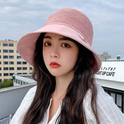 Suvine visiiri ja paelaga päikesemüts tüdrukutele