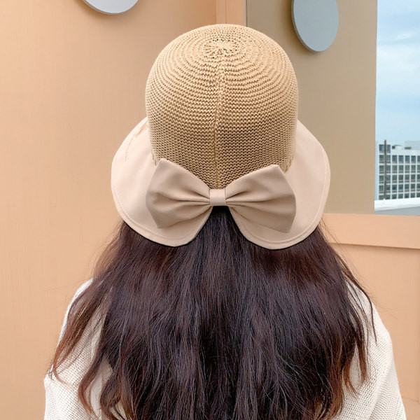 Suvine visiiri ja paelaga päikesemüts tüdrukutele