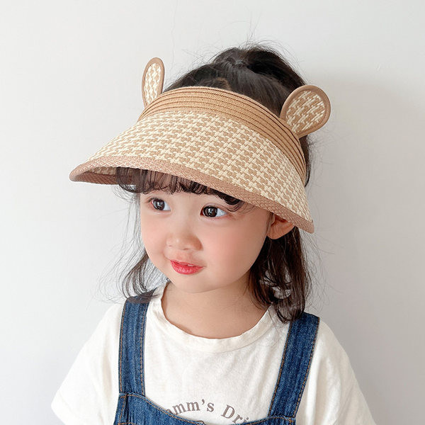 Ruuduline aasadega tekstiilist visiir